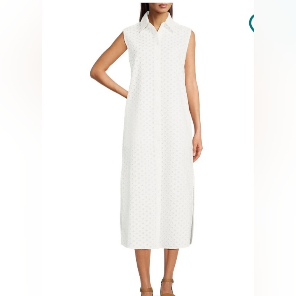 Gibson & Latimer Eyelet Button Dress/Vest